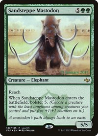 Sandsteppe Mastodon - Launch Party & Release Event Promos - Magic: The Gathering card