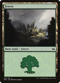 Forest (184) - Fate Reforged - Magic: The Gathering card