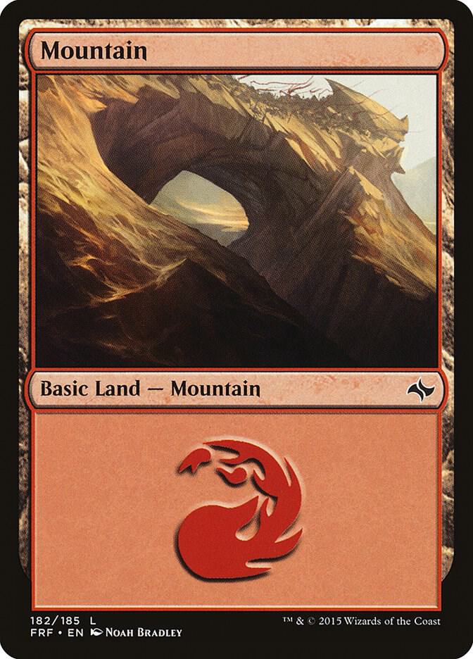 Mountain (182) 182 card