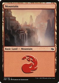 Mountain (183) - Fate Reforged - Magic: The Gathering card