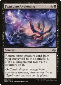 Fearsome Awakening - Fate Reforged - Magic: The Gathering card
