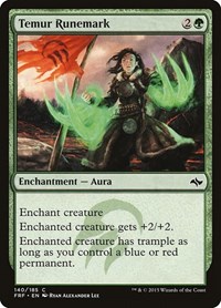 Temur Runemark - Fate Reforged - Magic: The Gathering card