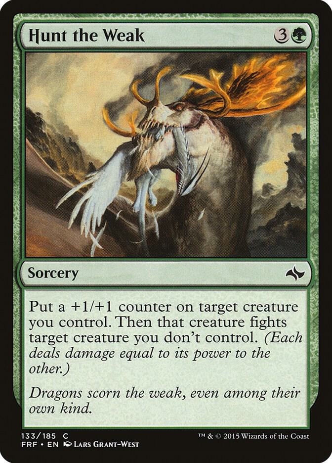 Hunt the Weak - Fate Reforged - Magic: The Gathering - TCGplayer.com
