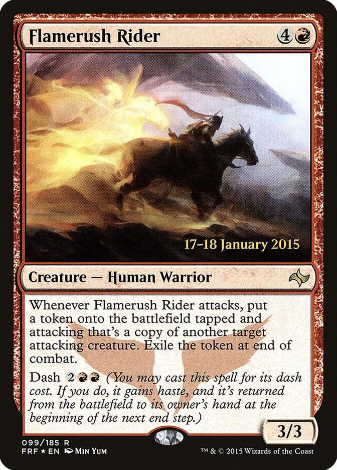 Flamerush Rider 99 card