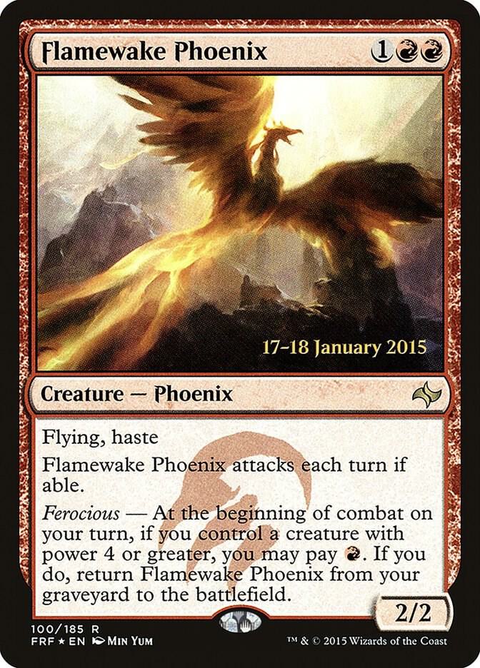 Flamewake Phoenix (FRF) - Prerelease Cards - Magic: The Gathering