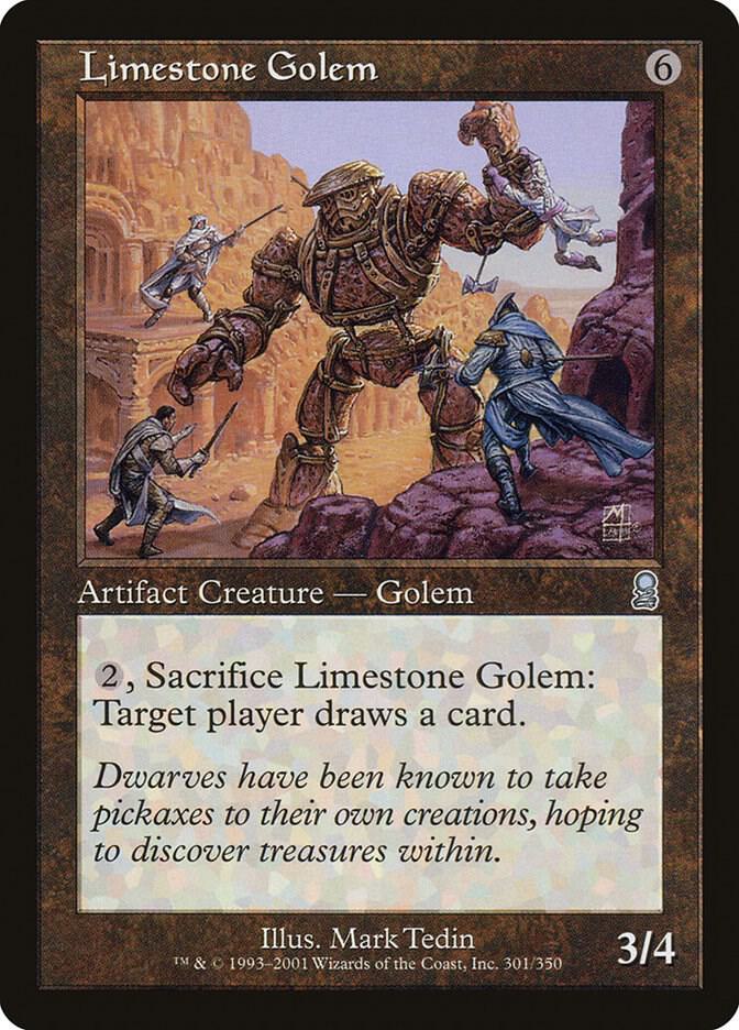 Limestone Golem 301 card