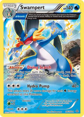 Swampert lv.60 ポケモンカード Swampert TCG Lv.60 1ed Pokemon Card Game Japanese Japan