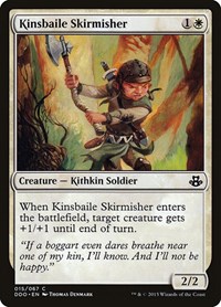 Kinsbaile Skirmisher - Duel Decks: Elspeth vs. Kiora - Magic: The Gathering card