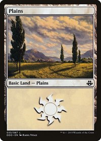 Plains (033) - Duel Decks: Elspeth vs. Kiora - Magic: The Gathering card