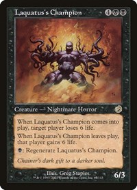 Laquatus's Champion - Torment - Magic: The Gathering card