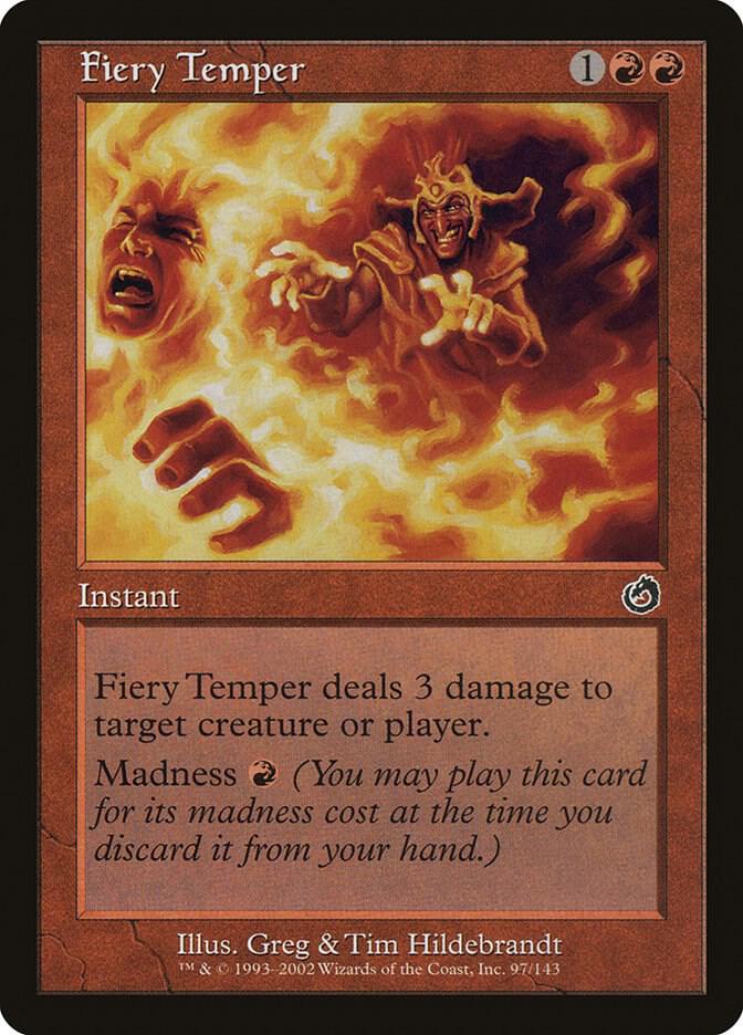 MTG マジック ザ ギャザリング TORMENT トーメント Fiery Temper - Torment - Magic: The Gathering - TCGplayer.com
