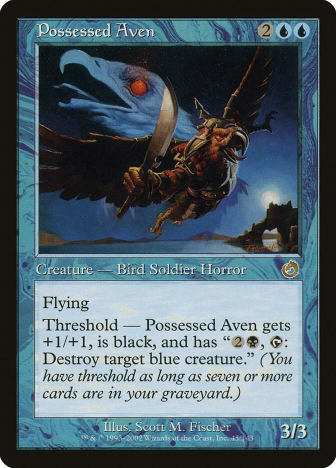 Possessed Aven 45 card