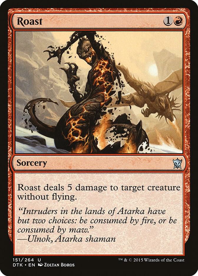 Roast 151 card