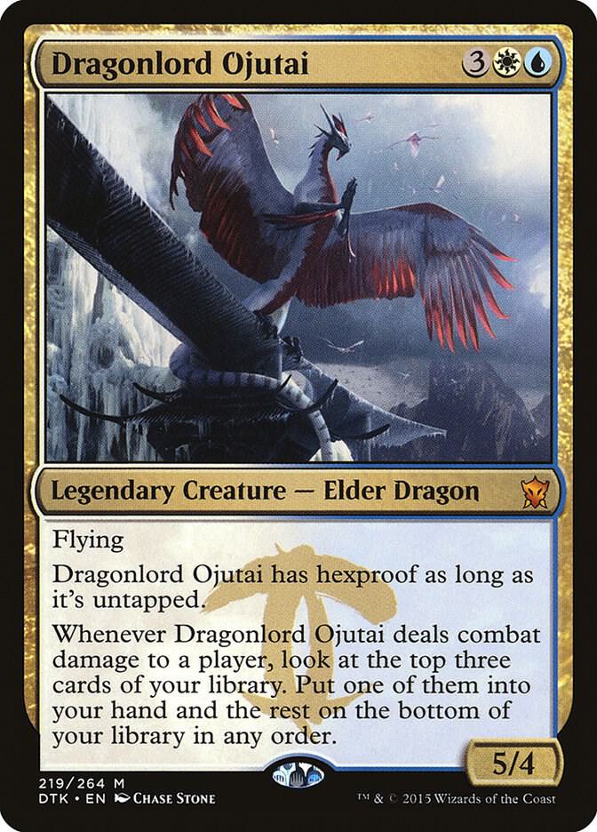 龍王オジュタイ Dragonlord Ojutai Foil Dragonlord Ojutai - Dragons of Tarkir - Magic: The Gathering