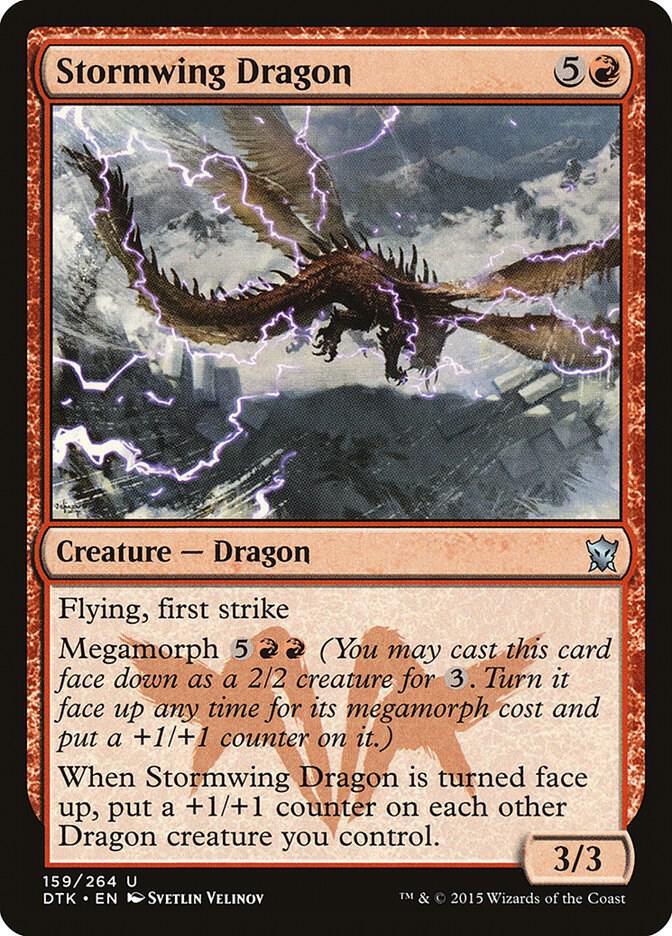 Stormwing Dragon 159 card