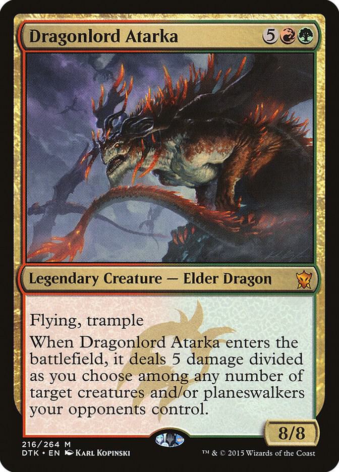 MTG 龍王 アタルカ Dragonlord Atarka 30周年 未開封 Amazon.co.jp: MTG 龍王アタルカ Dragonlord Atarka 30周年記念