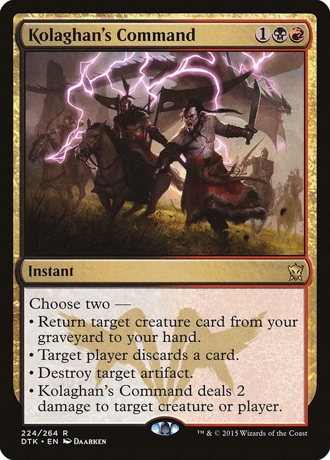 Kolaghan's Command 224 card