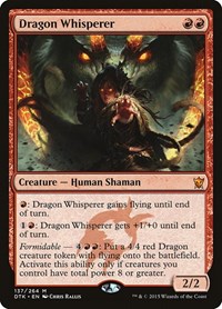 Dragon Whisperer - Dragons of Tarkir - Magic: The Gathering card