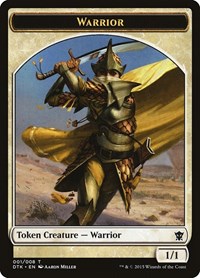 Warrior Token - Dragons of Tarkir - Magic: The Gathering card