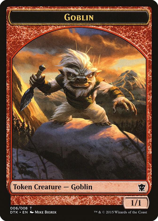 Goblin Token - Dragons of Tarkir - Magic: The Gathering