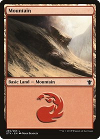 Mountain (260) (Dragons of Tarkir)