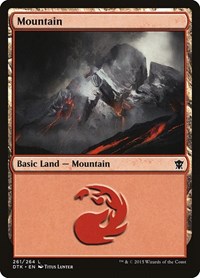 Mountain (261) (Dragons of Tarkir)