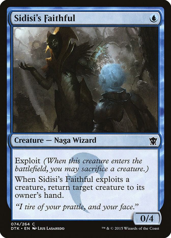 Sidisi's Faithful 74 card
