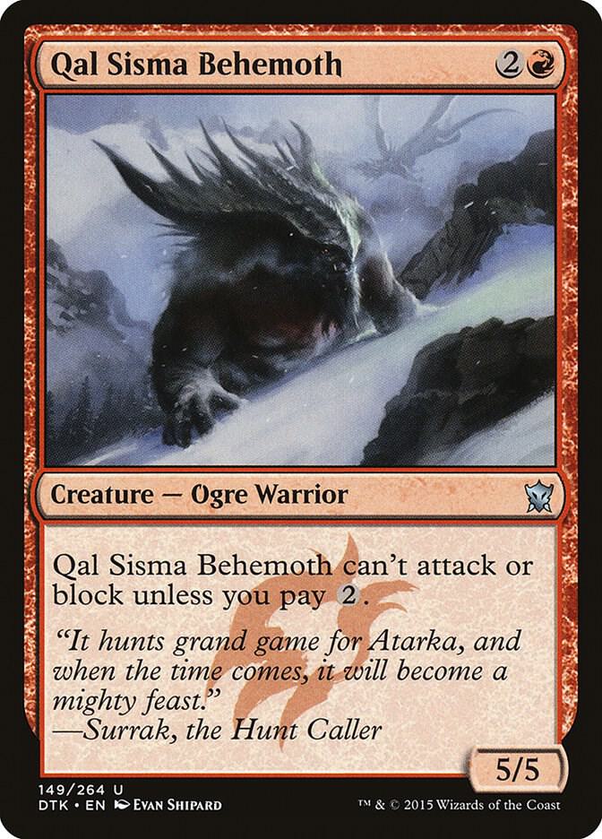 Qal Sisma Behemoth 149 card