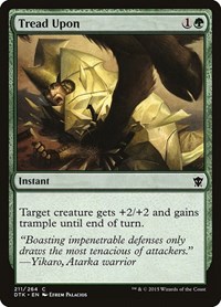 Tread Upon - Dragons of Tarkir - Magic: The Gathering card