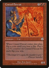 Crazed Firecat - Torment - Magic: The Gathering card