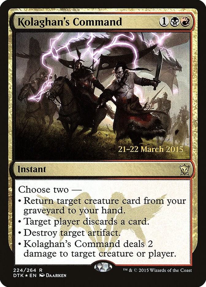 Kolaghan's Command 224 card
