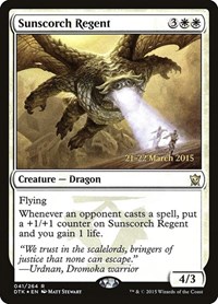 Sunscorch Regent (Prerelease Cards)