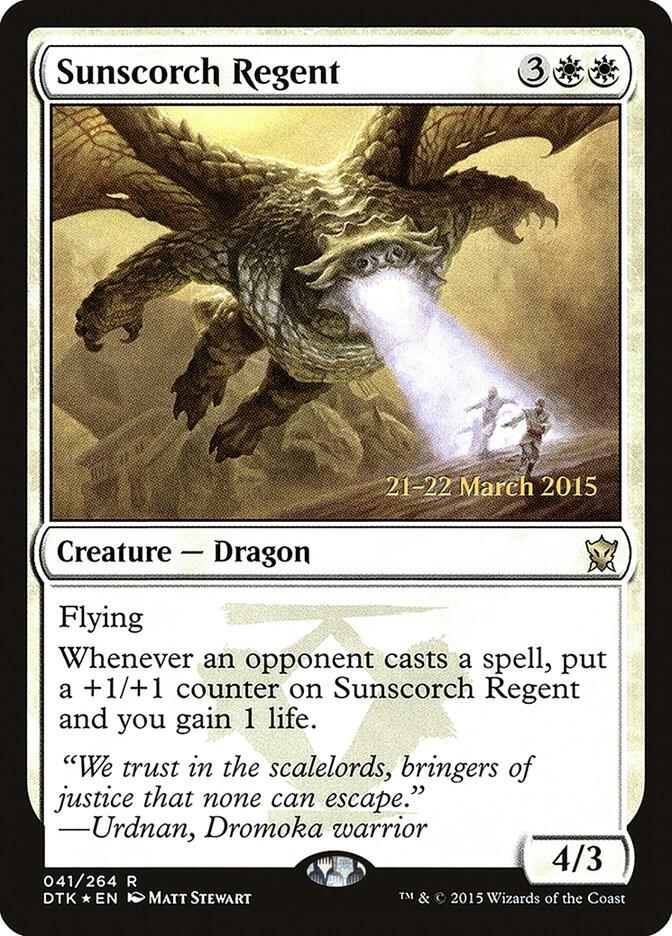 Sunscorch Regent 41 card