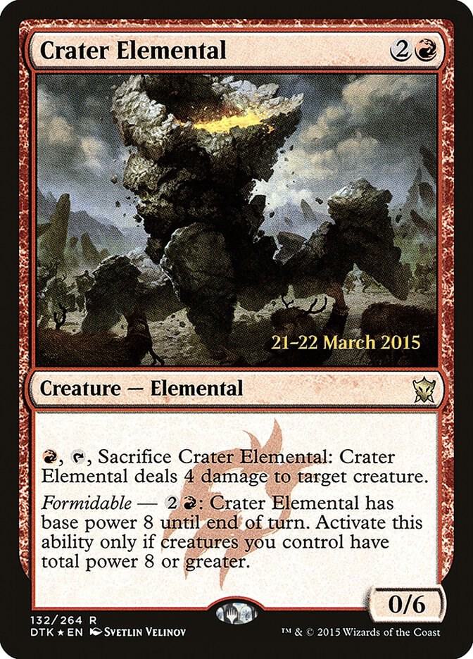 Crater Elemental 132 card