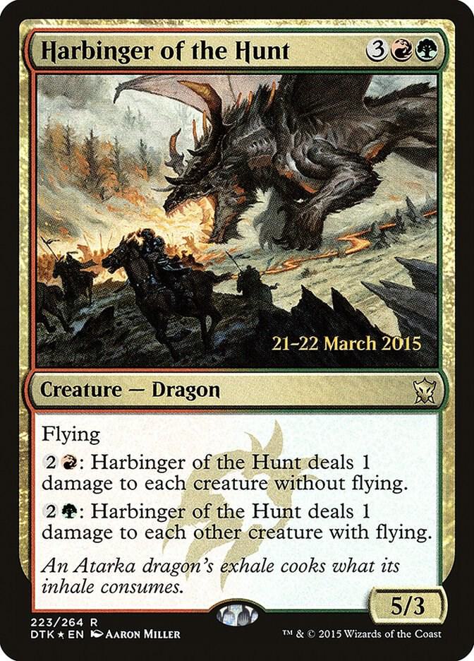 Harbinger of the Hunt #223s — Dragons of Tarkir Promos