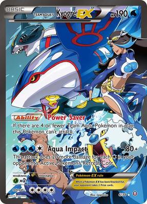 Team Aqua's Kyogre EX - Double Crisis - Pokemon - TCGplayer.com