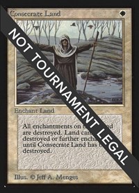 Consecrate Land (IE) - International Edition - Magic: The Gathering card