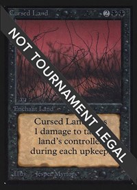Cursed Land (IE) - International Edition - Magic: The Gathering card