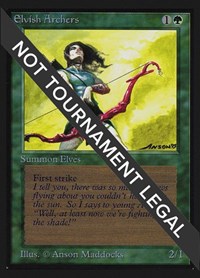 Elvish Archers (IE) - Magic: The Gathering International Edition trading card