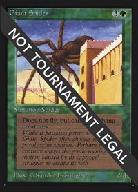 Giant Spider (IE) - International Edition - Magic: The Gathering card