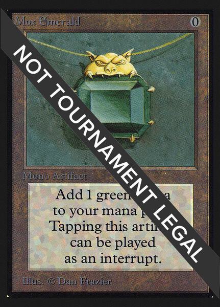 マジック：ザ・ギャザリング MTG  mox emerald  international edition Mox Emerald (IE) - International Edition - Magic: The