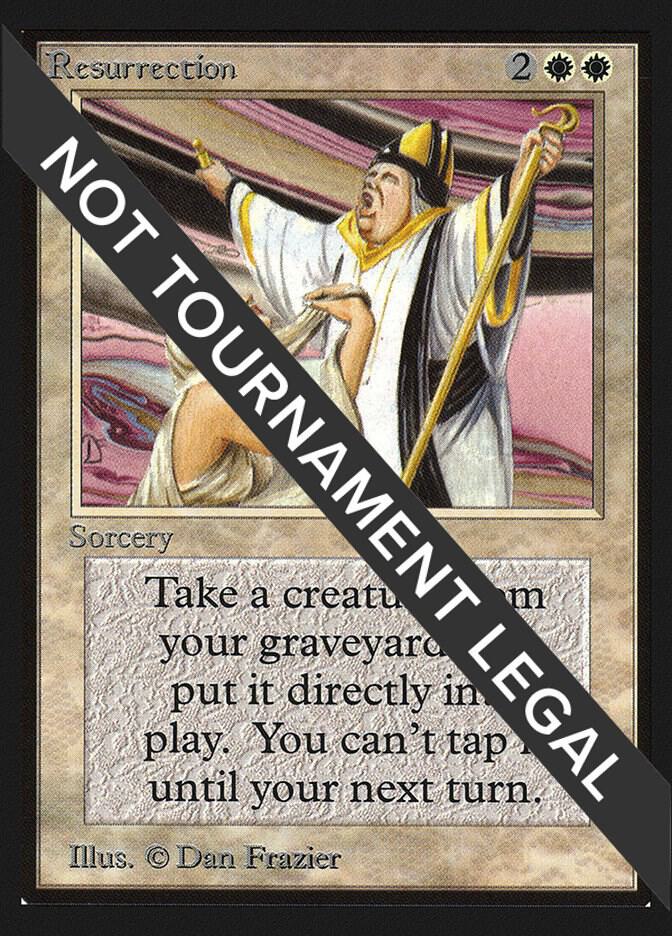 Resurrection (IE) - International Edition - Magic: The Gathering ...