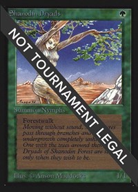 Shanodin Dryads (IE) - International Edition - Magic: The Gathering card
