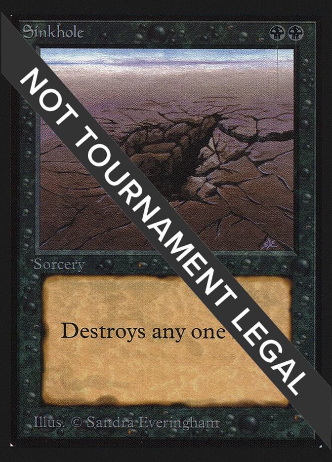 Sinkhole (IE) - International Edition - Magic: The Gathering