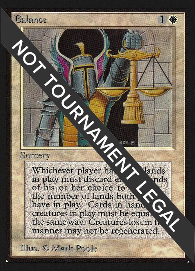 MTG Balance 天秤 [IE] BGS9 MINT Mtg Beta PSA 10 BALANCE | Magic the gathering | GEM MINT | POP 8