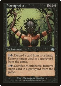 Mortiphobia - Torment - Magic: The Gathering card