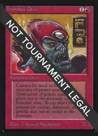Ironclaw Orcs (CE) - Collector's Edition - Magic: The Gathering card