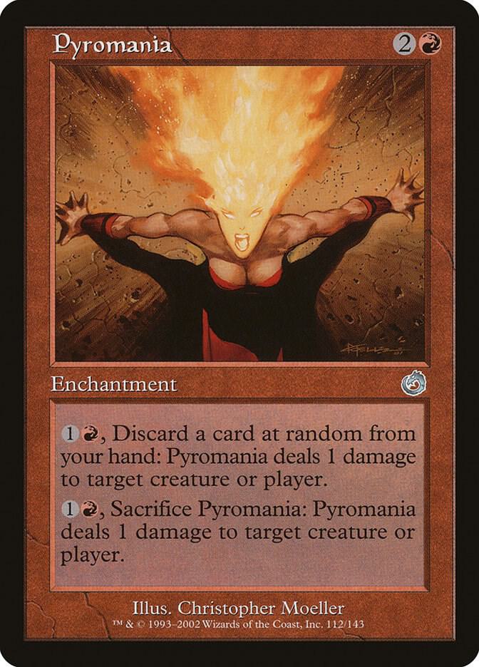 Pyromania 112 card