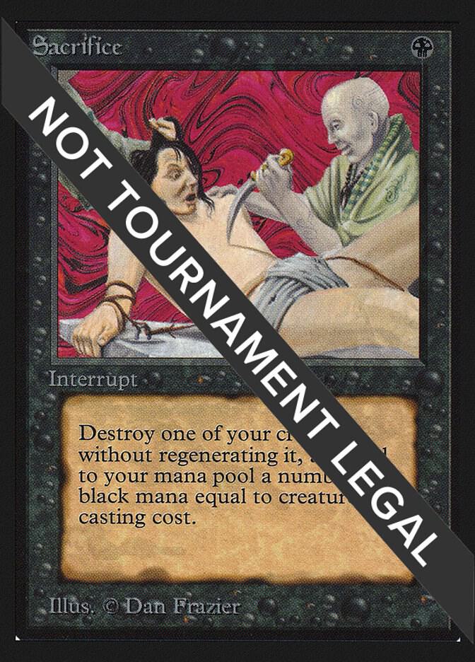 Sacrifice (CE) - Collector's Edition - Magic: The Gathering