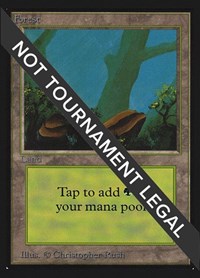 Forest (A) (CE) - Collector's Edition - Magic: The Gathering card